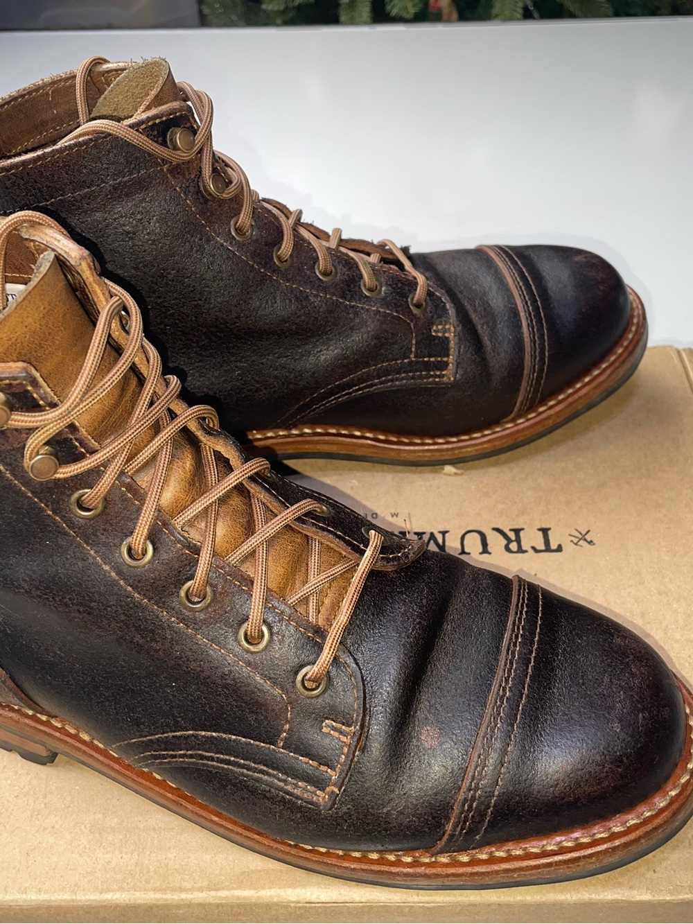 Truman Boots (Java Waxed Flesh 9) - Picture 4 of 14